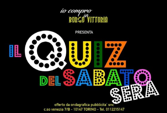 Il quiz del sabato sera