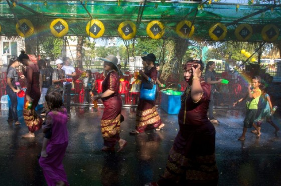 Visitors to Myanmar during Thingyan can expect days of endless public water fights