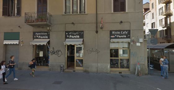Il bar Pascią di via Nizza (© Google Street View) Il bar Pascią di via Nizza (© Google Street View)