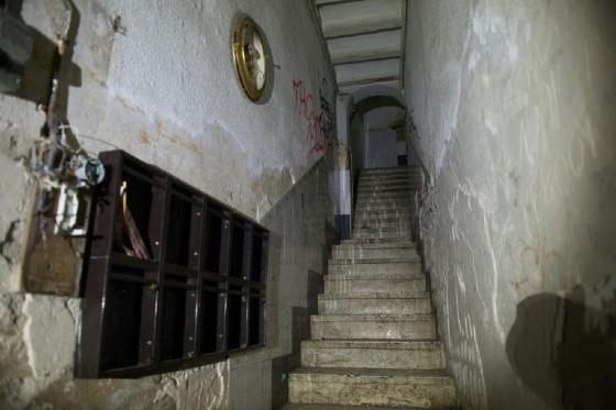 Inside a building with a "narcopiso", or drug-flat, in the central Barcelona district El Raval