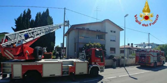 Sacile: canna fumaria prende fuoco