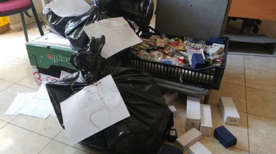 Merci sequestrate in centro