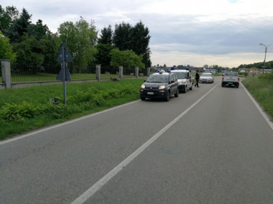 L'intervento dei carabinieri