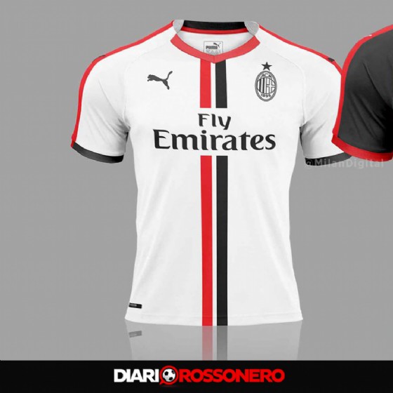 La possibile seconda maglia del Milan