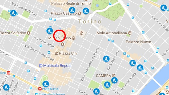 La mappa del centro si "dimentica" della buca di via Santa Teresa