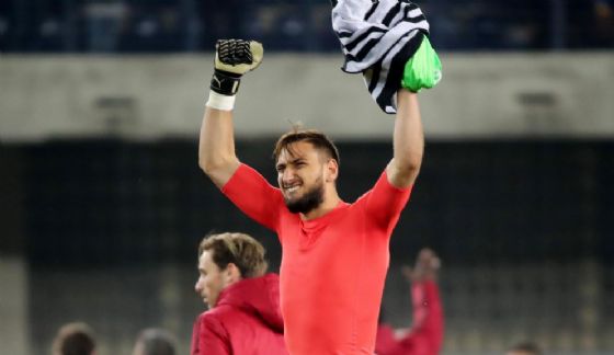Il portiere del Milan Gigio Donnarumma