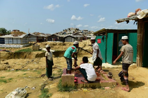Many young Rohingya are reportedly anxious about giving up food and water amid the scorching temperatures in the camp