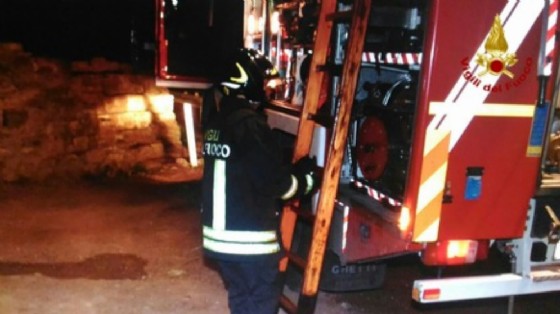 Infortunio sul lavoro a Masserano (© Vigili del Fuoco) Infortunio sul lavoro a Masserano (© Vigili del Fuoco)