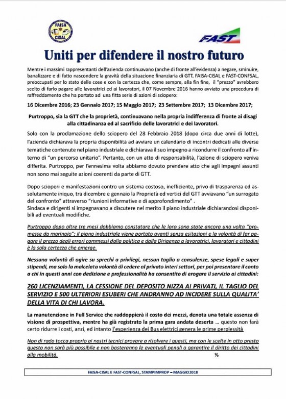 Le ragioni dello sciopero