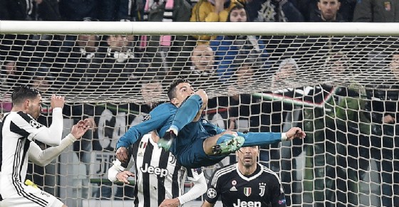 La rovesciata di Ronaldo allo Juventus Stadium