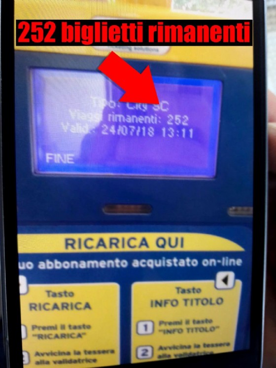 252 biglietti rimanenti