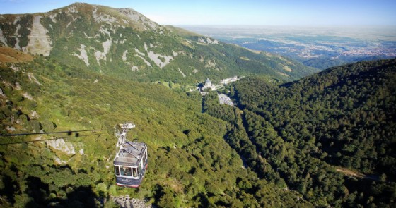 Oropa vista dalla funivia
