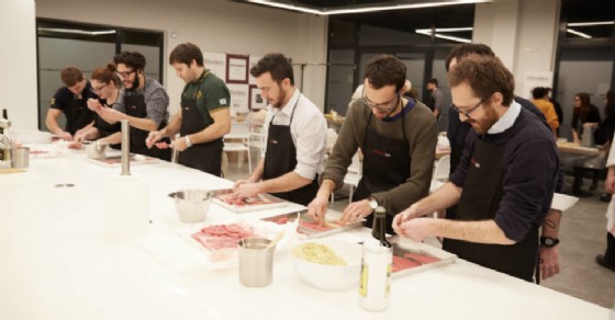 Il team di BTREES presso il Roveda lab impegnato in un’attività di Team Building
