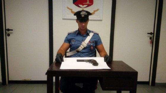 La pistola usata per l'omicidio