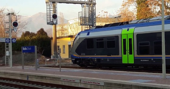 Treno alla stazione di Biella - Immagine di repertorio