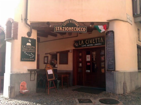Esterno del ristorante La Civetta