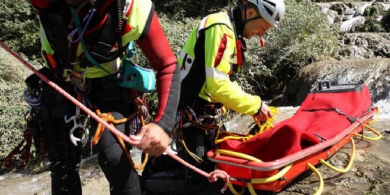Incidente in montagna - Immagini di repertorio