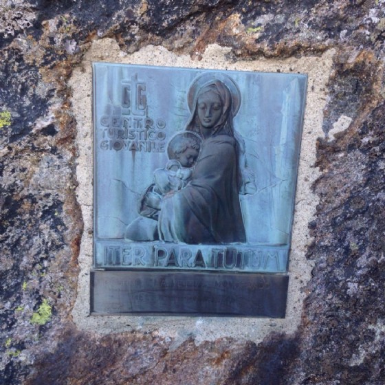 Targa commemorativa posata nel 1972