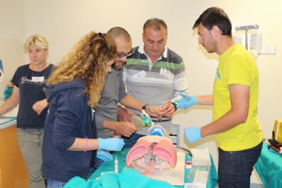 Il team dell'ospedale di Biella