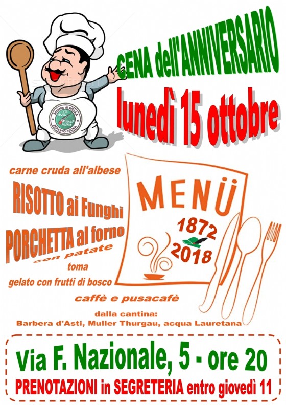 Locandina della Cena