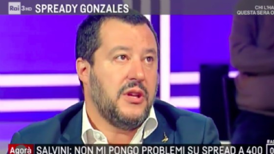 Il vicepremier e ministro dell'Interno Matteo Salvini