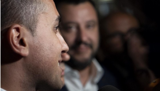 I vicepremier Luigi Di Maio e Matteo Salvini