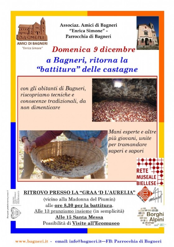La locandina Autunno 2018 a Bagneri