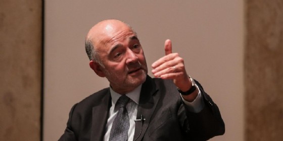 Il commissario UE agli Affari economici e finanziari Pierre Moscovici