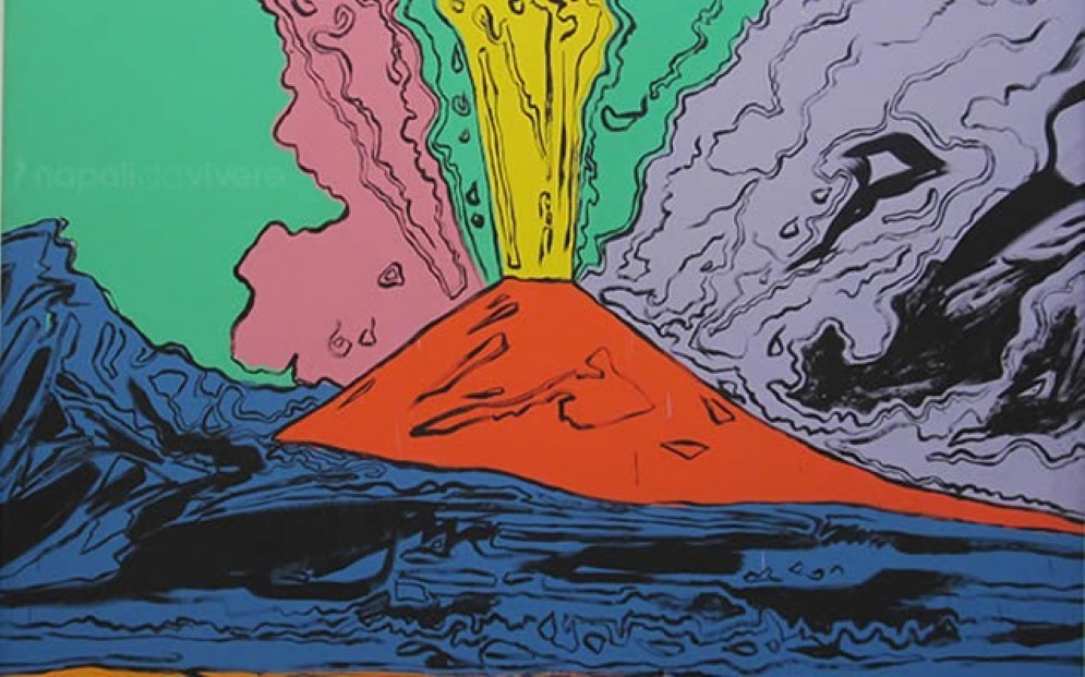 Andy Warhol: «Vesuvius» (particolare)