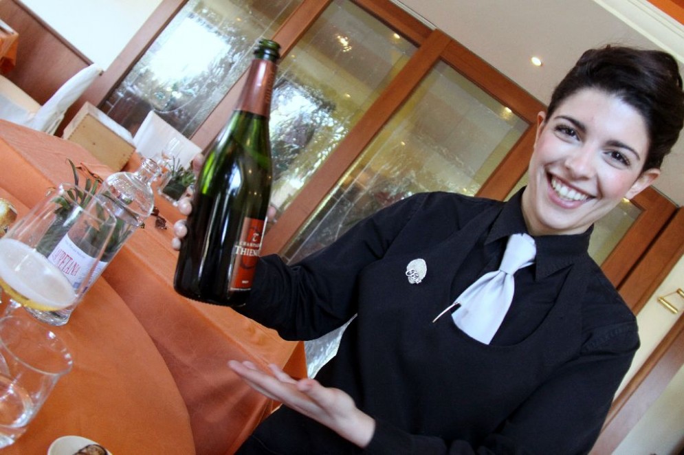 La sommelier Elisa Bellavia