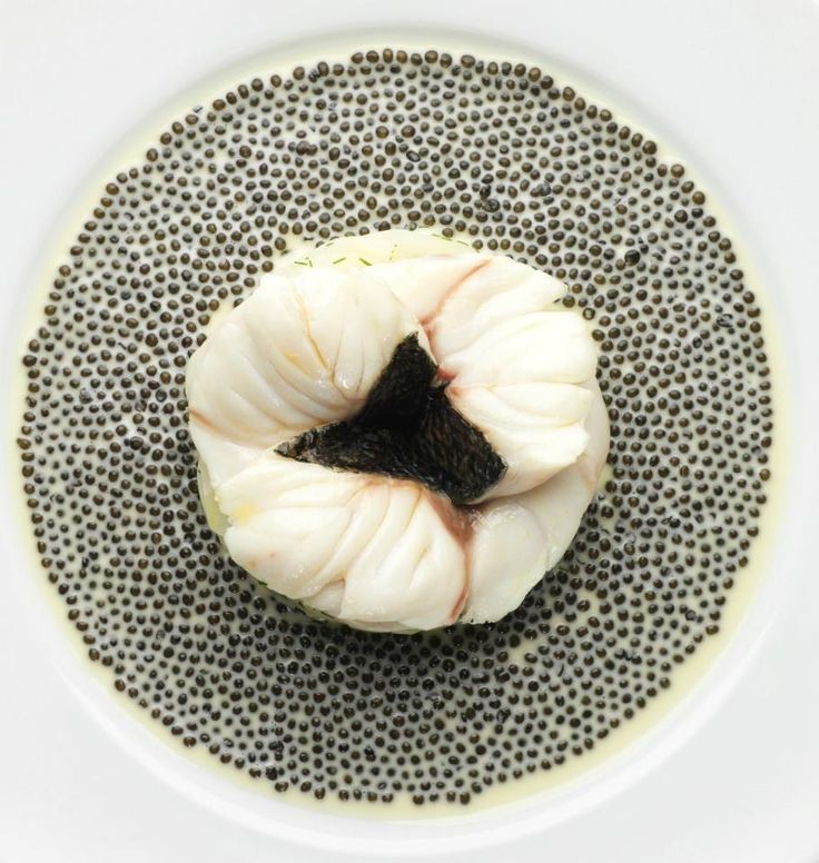Il branzino al caviale ...