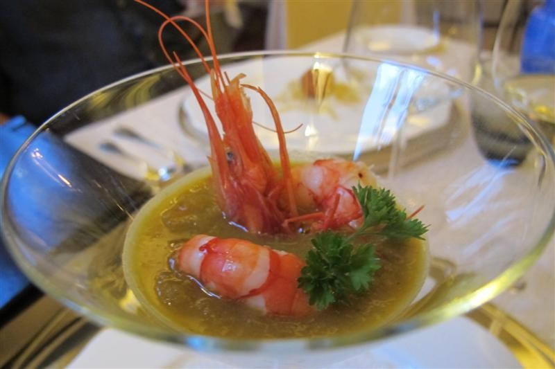 Zuppetta di frutti di mare e gamberoni
