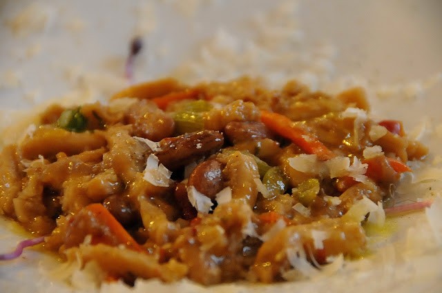 Trippa di vitello in umido con fagioli di Villata