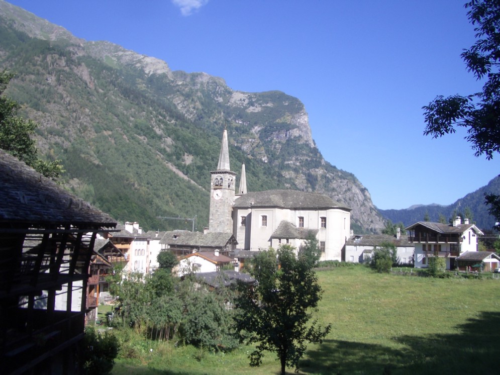 Uno scorcio di Riva Valdobbia