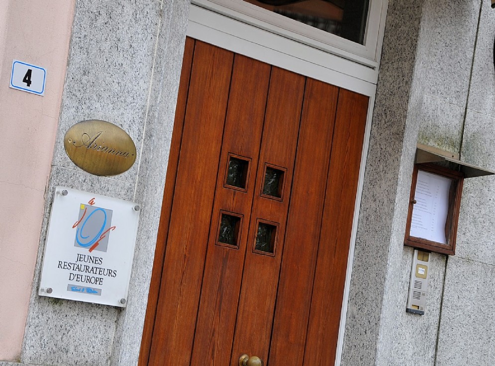 L'ingresso del ristorante