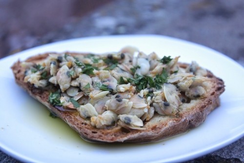 Bruschetta con le telline, di Felliniana memoria