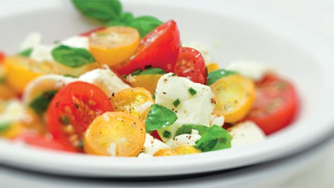 Ottima in un'insalata di pomodori