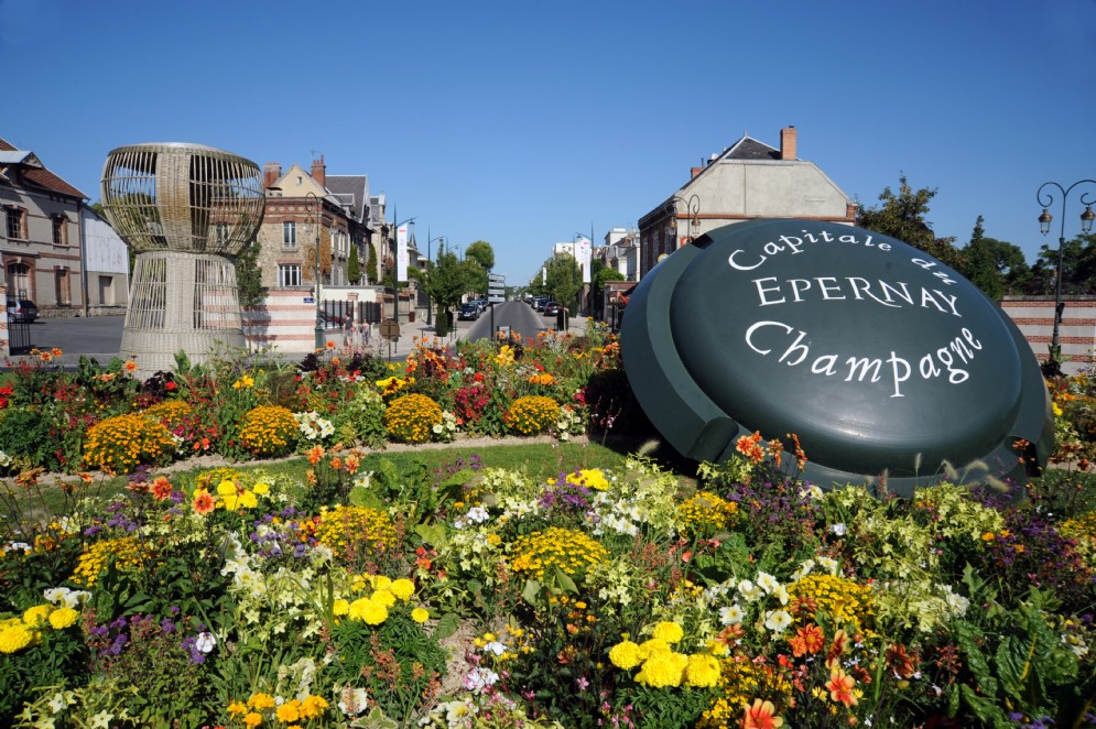 Epernay condivide con Reims il titolo di capitale dei vini de La Champagne