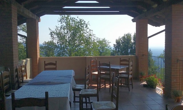La terrazza del ristorante