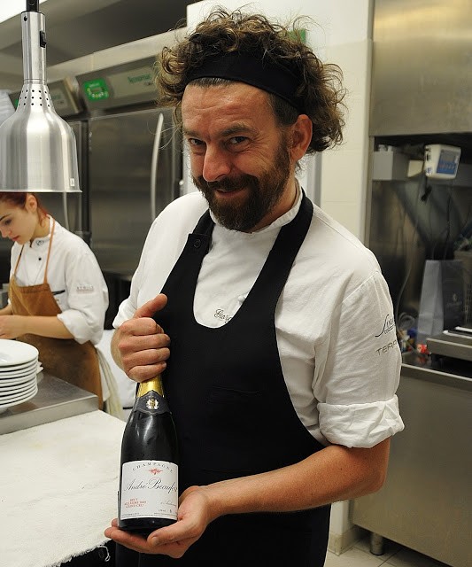 Giorgio Servetto esibisce un altro Champagne Millesimato di Beaufort
