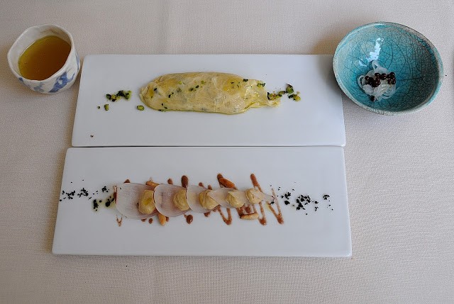 Le tre cipolle declinate in diverse maniere. Fantastico il falso cannellone, piatto a se stante