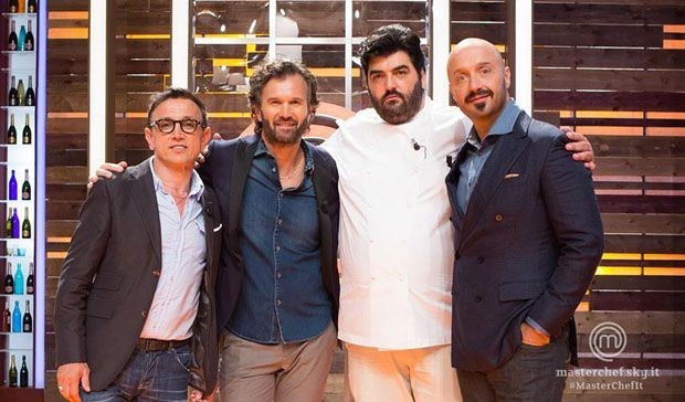 L'immagine ufficiale del nuovi poker di giudici di Master Chef -da tvblog.it -