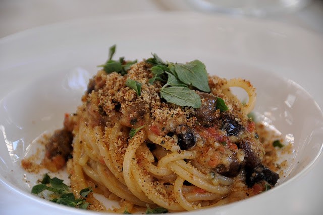 Spaghetti alle olive taggiasche
