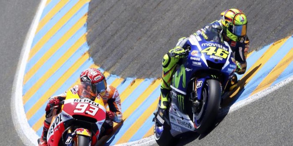 Valentino Rossi e Marc Marquez