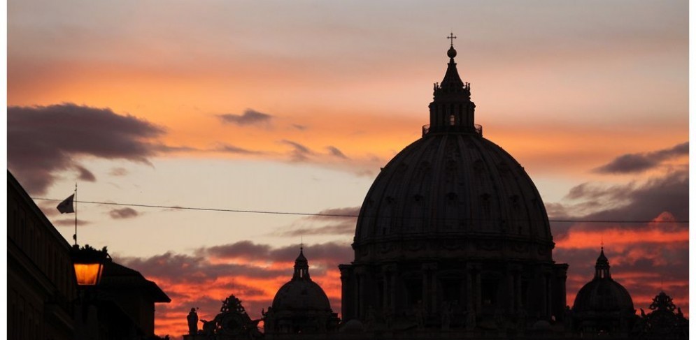 La cupola di San Pietro, Roma.
