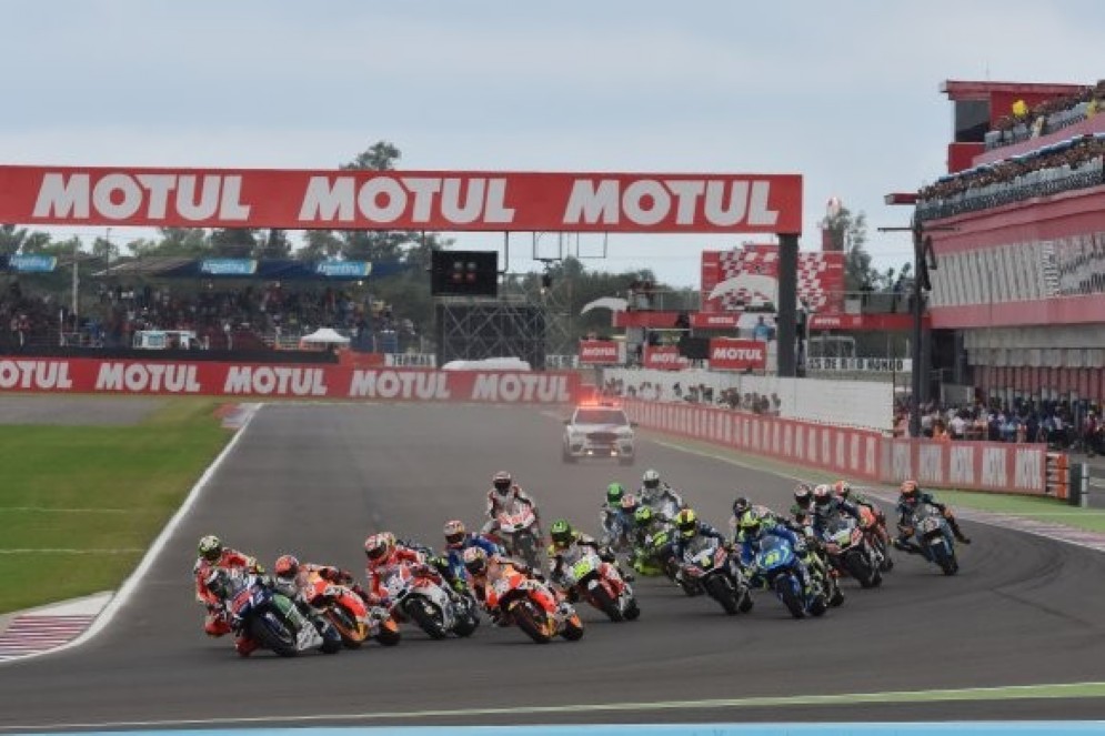 La partenza dell'ultimo GP in Argentina
