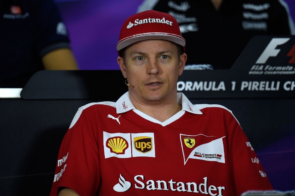 Kimi Raikkonen in conferenza stampa