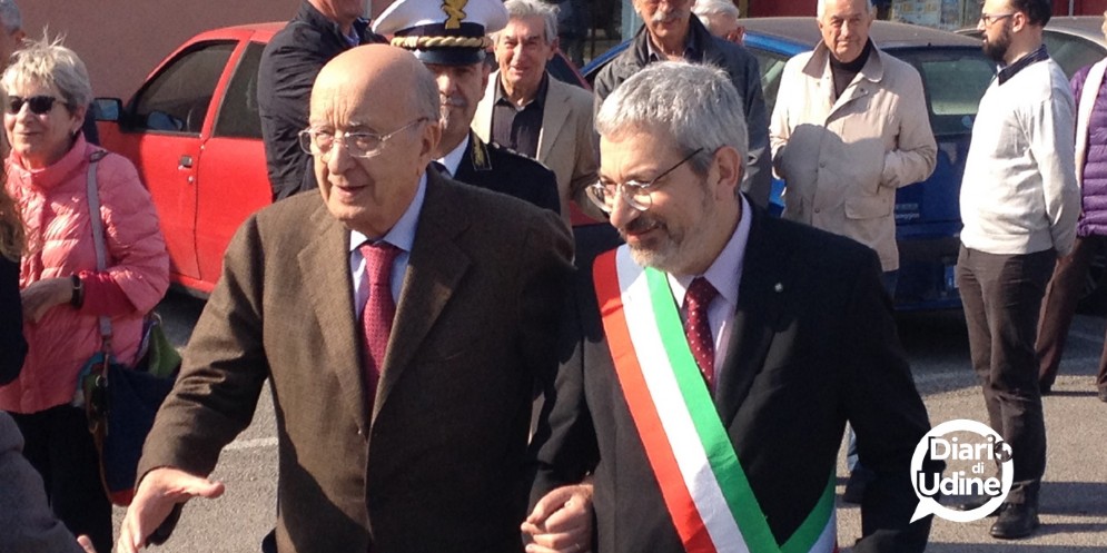 De Mita insieme al sindaco Honsell