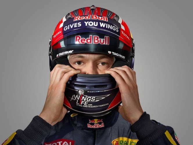Il pilota della Red Bull Daniil Kvyat