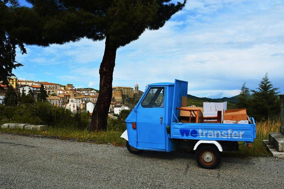 Il camioncino WeTransfer